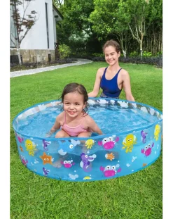 Bestway Piscine Braccioli E Salvagenti-Piscina Rigidafantasia Mare 122×25 Cm -