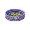 Bestway Piscine Braccioli E Salvagenti-Piscinetta Gioco Con Palline Sorpresa Intergalattica 102X25 Cm -