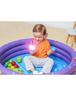 Bestway Piscine Braccioli E Salvagenti-Piscinetta Gioco Con Palline Sorpresa Intergalattica 102X25 Cm -