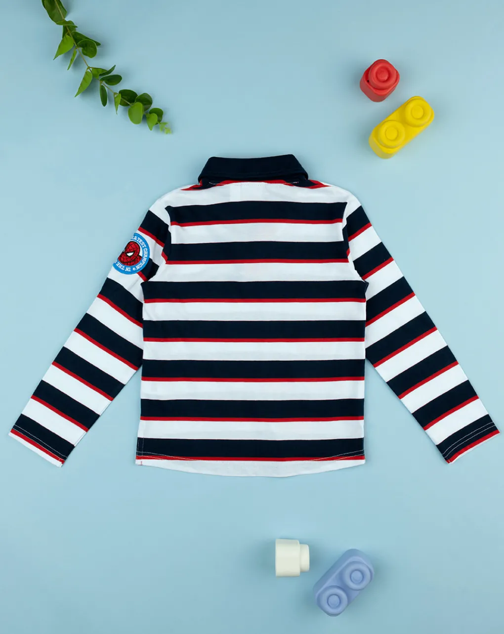 Prenatal Magliette E Camicie-Polo Jersey Bimbo Rigata "Spiderman”