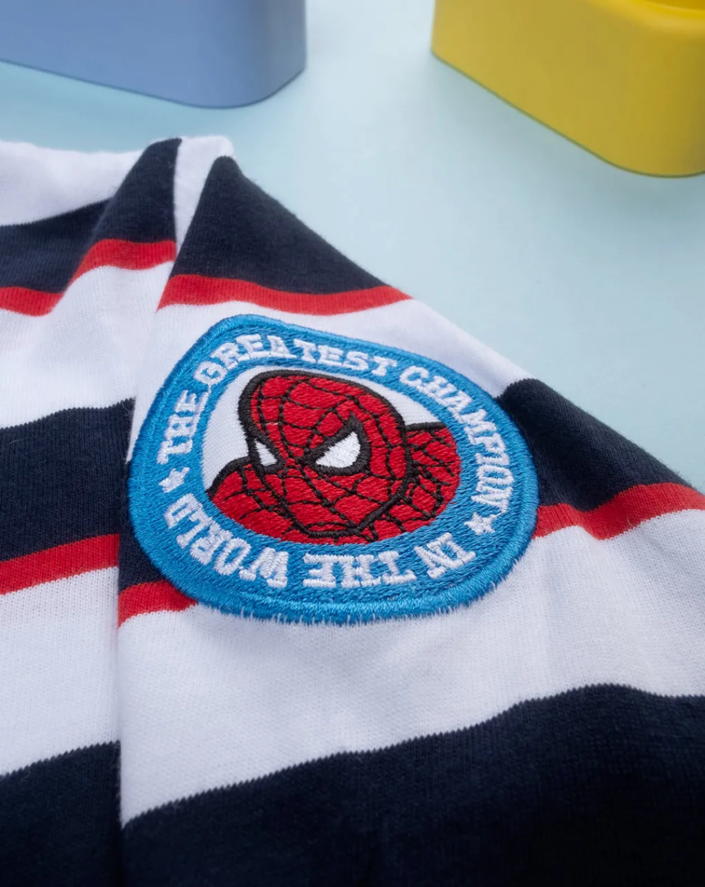 Prenatal Magliette E Camicie-Polo Jersey Bimbo Rigata "Spiderman”