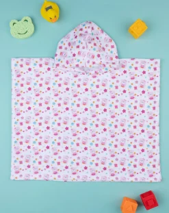 Prenatal Accappatoi Asciugamani E Costumi-Poncho Mare Bimba "Orsetto Marino”