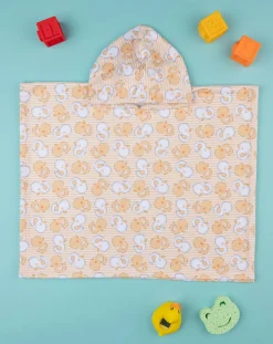 Prenatal Accappatoi Asciugamani E Costumi-Poncho Mare Bimbo "Pulcino”