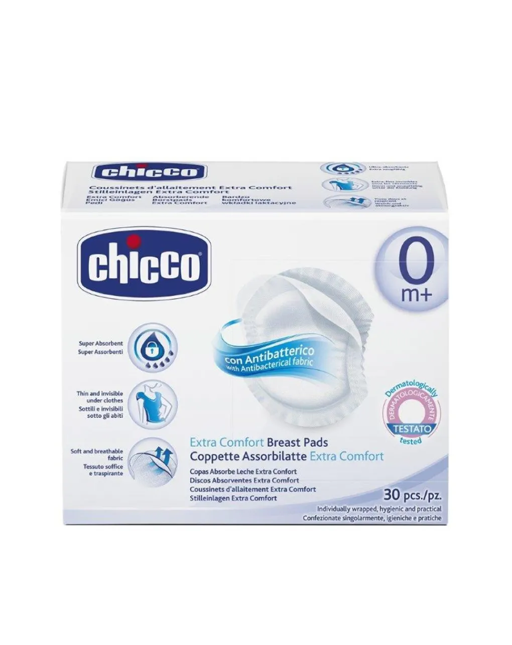 Chicco Coppette Assorbilatte-Quadripack Coppette Assorbilatte