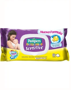 The Pee & The Poo Salviettine E Traversine-Salviettine Pampers Sensitive