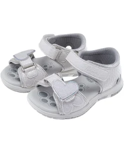 Chicco Scarpe-Sandalo Bimba Frisby Bianco Con Profili Argento
