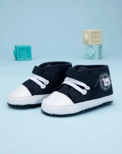 Prenatal Scarpine E Calze-Scarpine Neonato Blu Bulldog