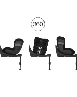 Cybex Seggiolini I Size-Seggiolino Auto Sirona S2 I-Size Moon Black -
