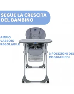 Chicco Seggioloni Pappa-Seggiolone Polly Easy Nature