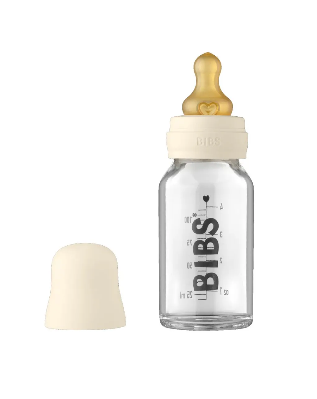 BIBS Biberon-Set Completo Biberon Avorio -