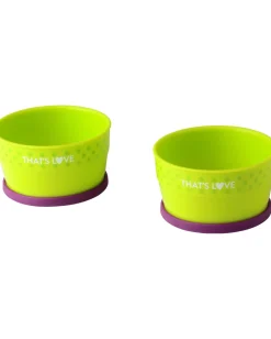 That's Love Piatti E Posate-Set Due Scodelle Con Anello In Silicone - That’S Love