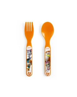 44 Gatti Piatti E Posate-Set Forchetta E Cucchiaio