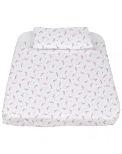 Chicco Complementi D'Arredo-Set Lenzuola Culla 3 Pz Next2Me Pink Ballet