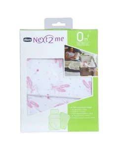 Chicco Complementi D'Arredo-Set Lenzuola Culla 3 Pz Next2Me Pink Ballet