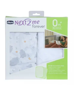 Chicco Complementi D'Arredo-Set Lenzuola Culla 2 Pz Next2Me Forever Grey Sheep