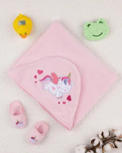 Prenatal Accappatoi Asciugamani E Costumi-Set Quadrato Spugna Girl