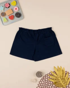 Prenatal Jeans Pantaloni E Salopette-Shorts Jersey Bimba Blu