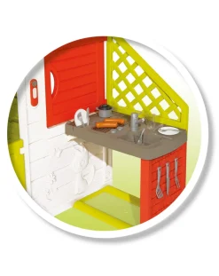 Smoby Casette E Tende-- Casetta Amica E Cucina New