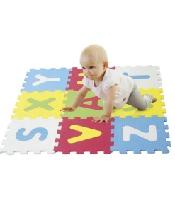 Baby Smile Palestrine E Tappeti Gioco-Tappeto Puzzle Lettere 9Pz