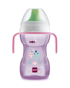 Mam Tazze E Bicchieri-Tazza Fun To Drink 270Ml Con Manici Viola