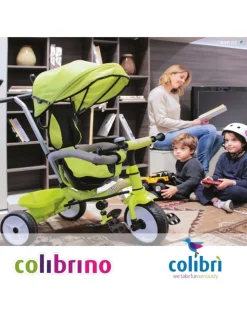 COLIBRI Tricicli Biciclette Monopattini E Accessori-Triciclo no Verde 2+ Anni -