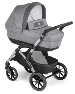 Cam Trio E Duo-Trio Dinamico Smart Melange Grigio Con Ruote Piene -