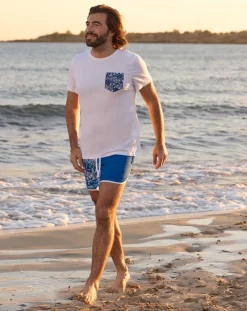 Prenatal Magliette E T Shirt-T-Shirt Da Uomo In Cotone Tropical Pocket