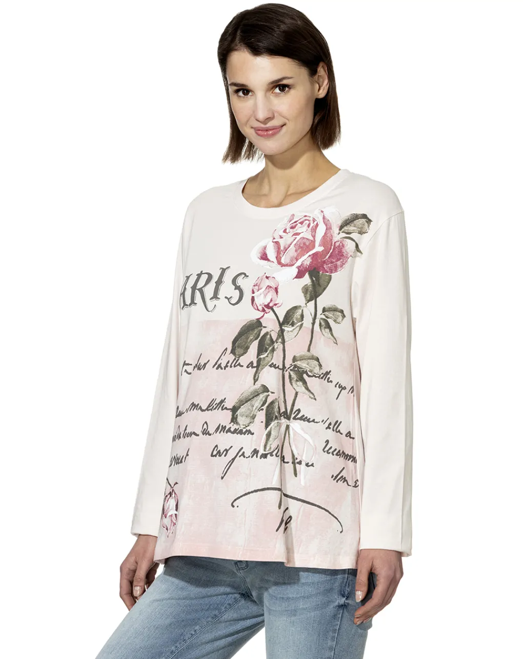 Prenatal Magliette E T Shirt-T-Shirt Manica Lunga Con Stampa Rose