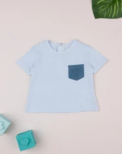 Prenatal Magliette-T-Shirt Mezza Mancia Bimbo Con Taschino
