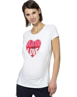 Prenatal Magliette E T Shirt-T-Shirt Mezza Manica Con Stampa E Strass